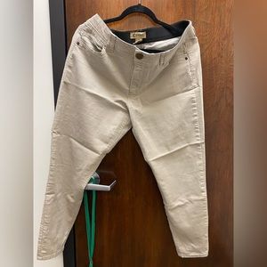 Democracy brand light tan jeans. Size 14. Like new